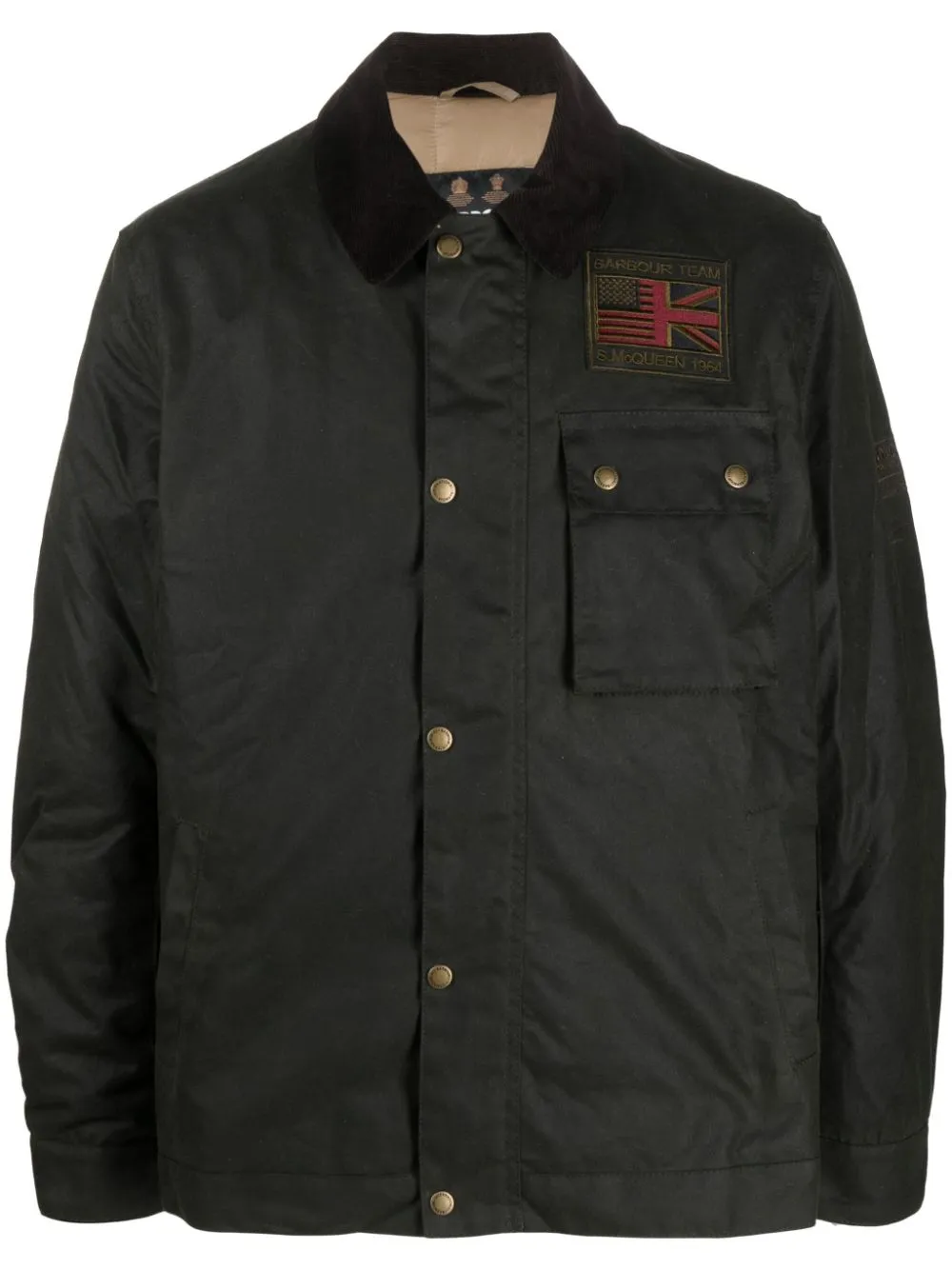 Barbour International B.Intl Steve McQueen wax jacket