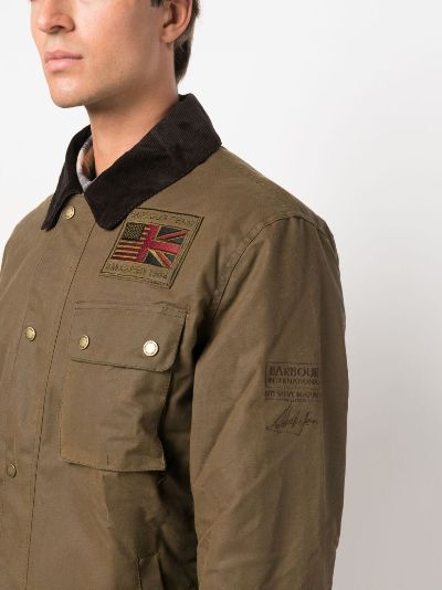 Barbour fashion international patch