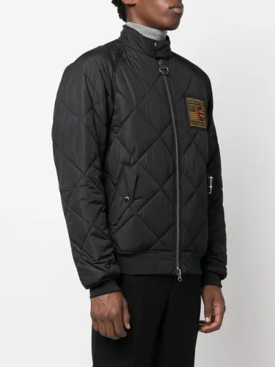Barbour logo-patch quilted jacket | Eraldo.com US Barbour logo-patch quilted jacket | Eraldo.com US