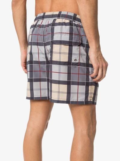 tartan swim shorts