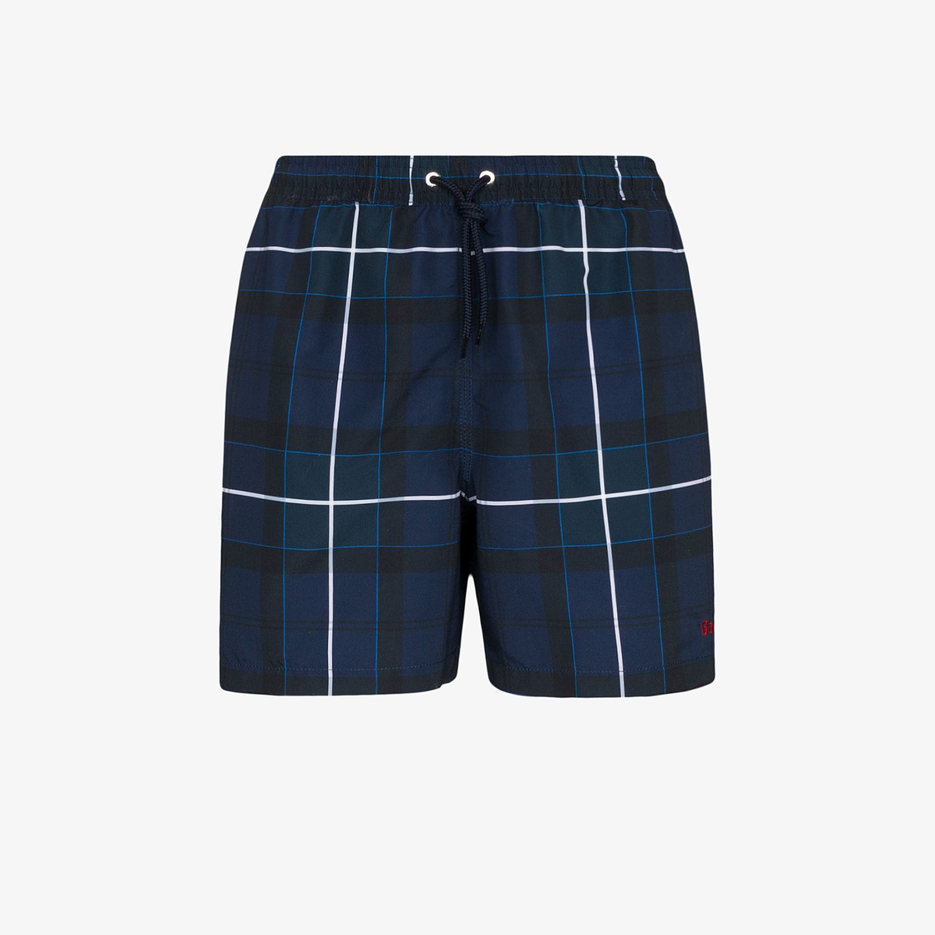 tartan swim shorts