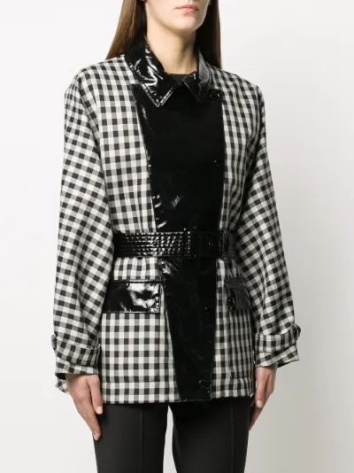 Alexa chung check coat best sale