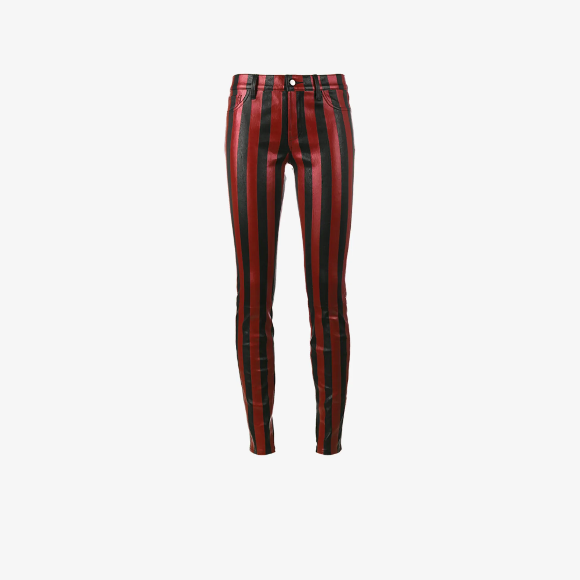 striped skinny trousers