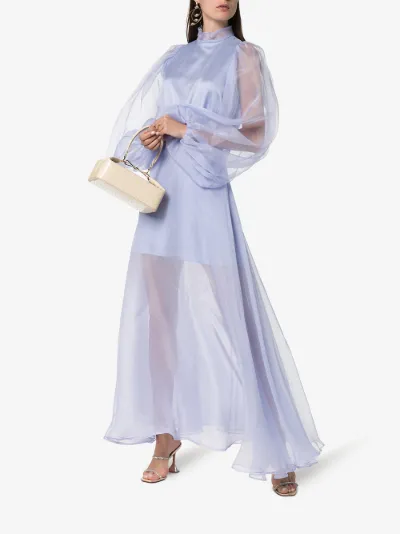 Beaufille Europa silk organza maxi 