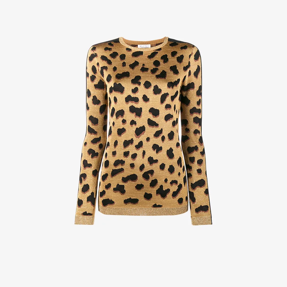 bella freud leopard dress