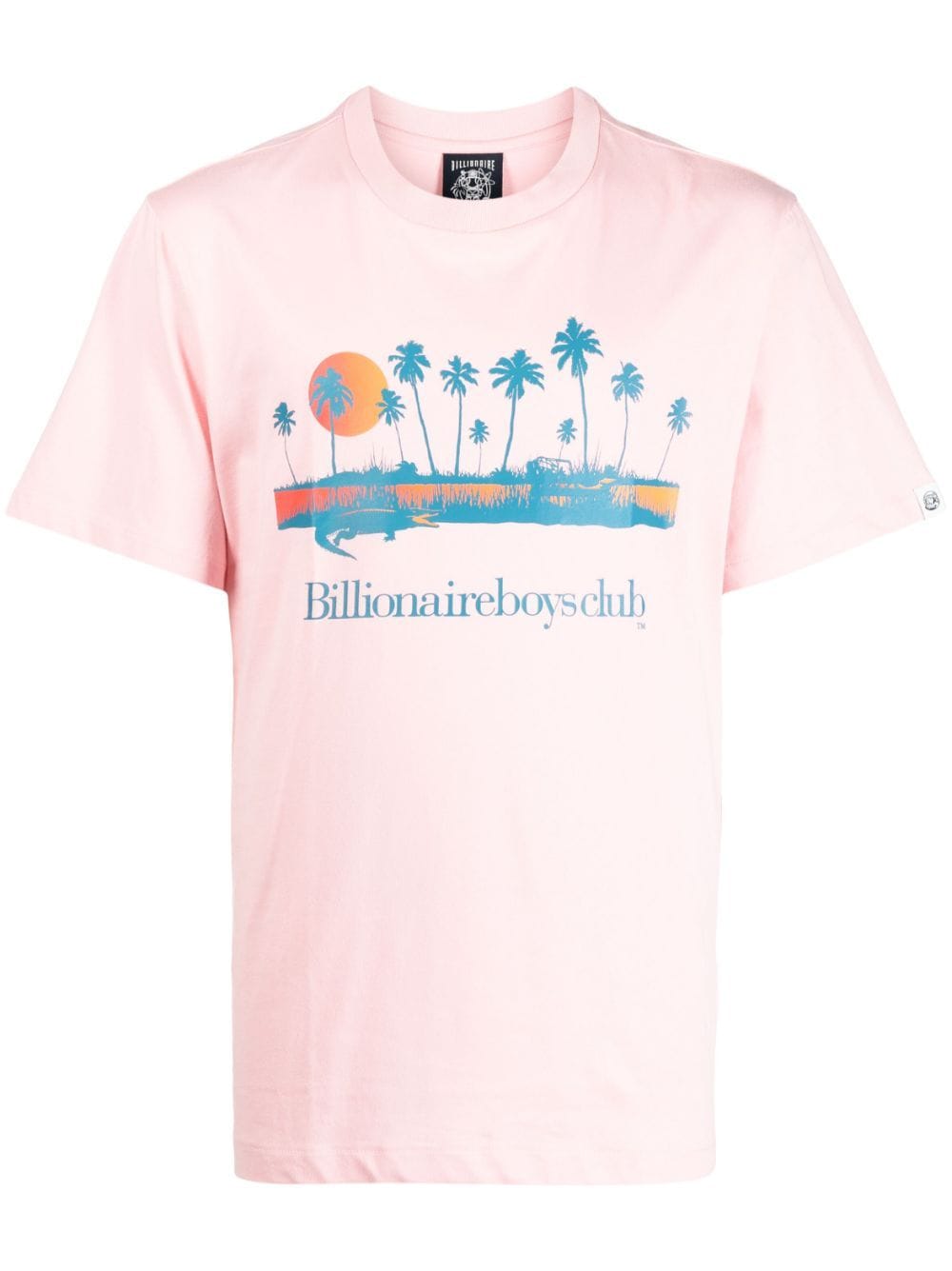 palm-tree print cotton T-shirt | Billionaire Boys Club | Eraldo.com