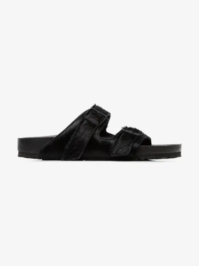 pony skin sandals