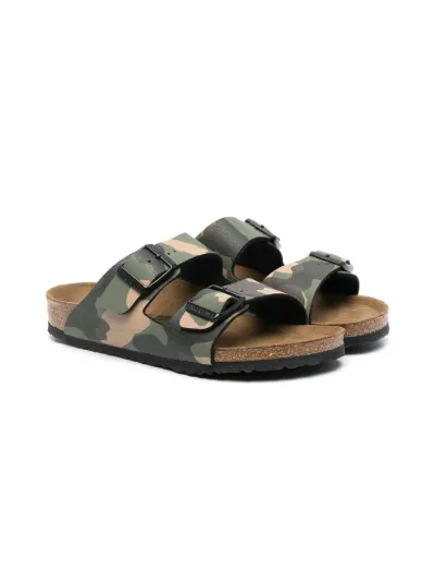 camo birkenstocks kids