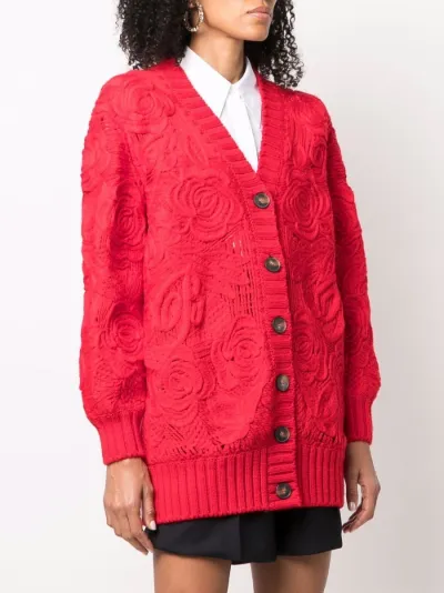 longline wool cardigan