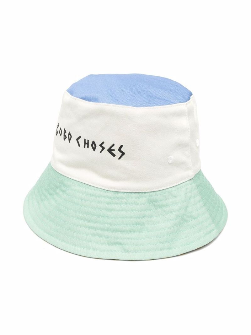 colourblock logo bucket hat | Bobo Choses | Eraldo.com