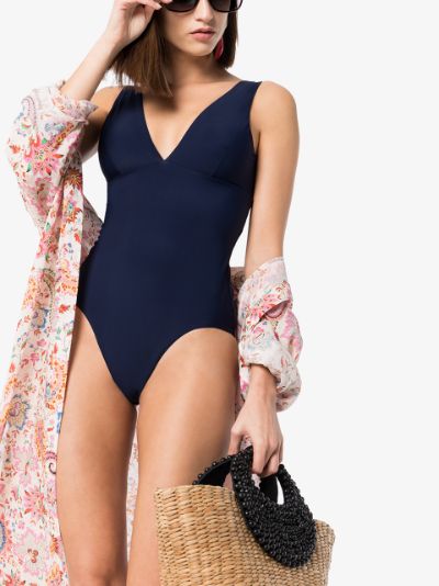 v neck swimwear