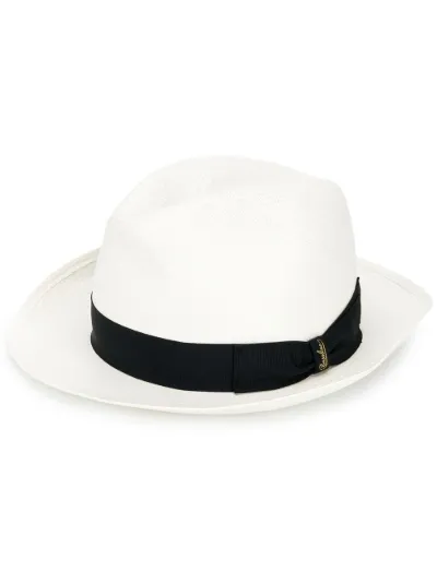 Borsalino Cappello Panama classico bianco | MODES