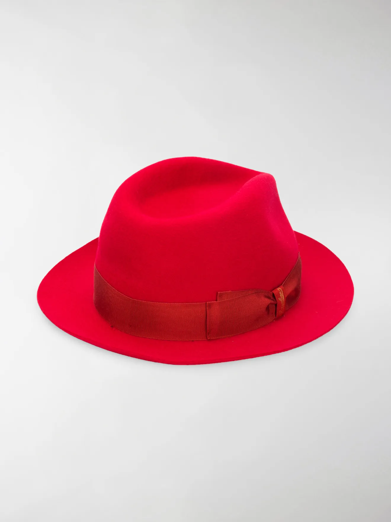 Borsalino Cappello Trilby rosso | MODES