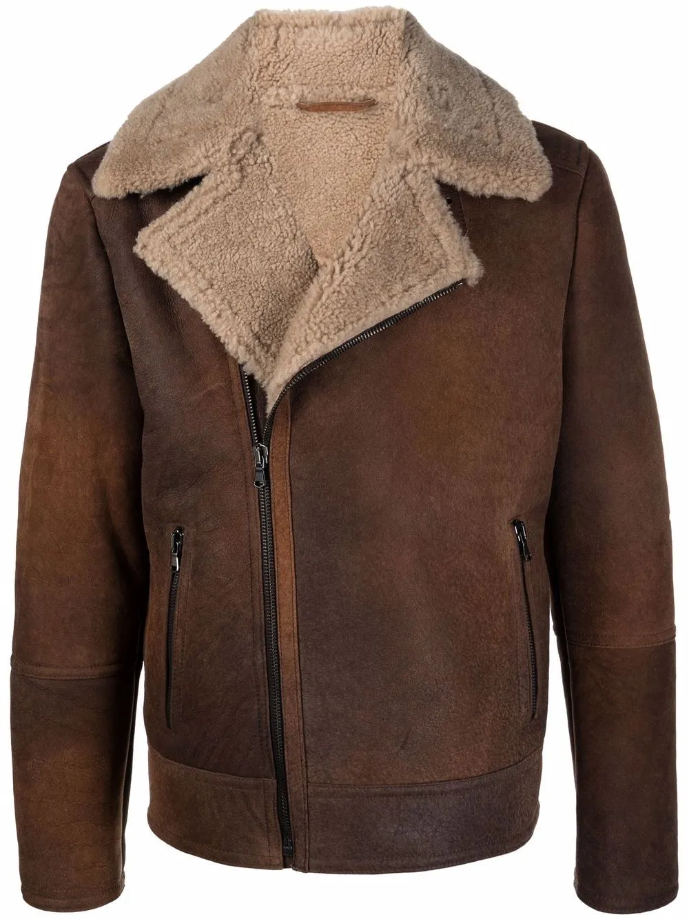 Boscaro Venezia off centre zip biker jacket Eraldo UK