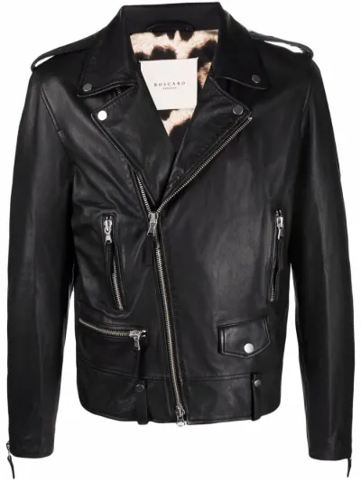 zip-up leather jacket | Boscaro Venezia | Eraldo.com