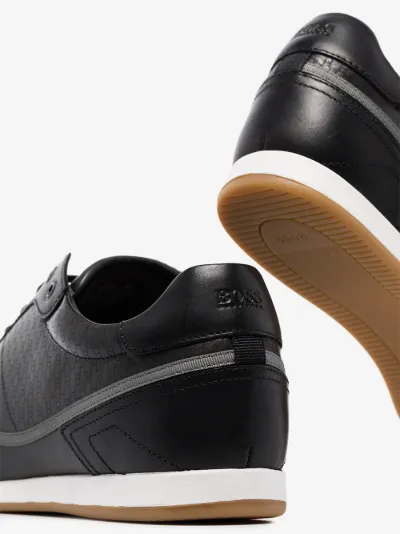 boss leather sneakers