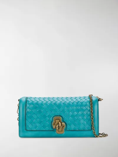 Bottega Veneta Borsa Olimpia Knot blu | MODES