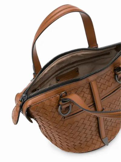 Bottega Veneta brown Tambura woven leather shoulder bag Eraldo FR