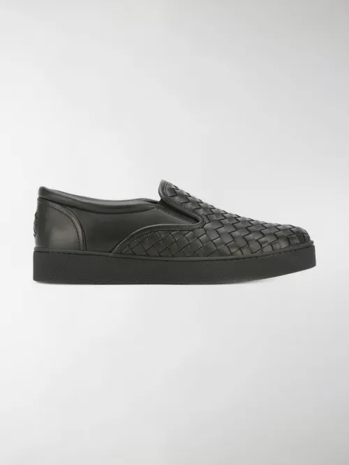 Bottega Veneta - nero Intrecciato nappa sneaker
