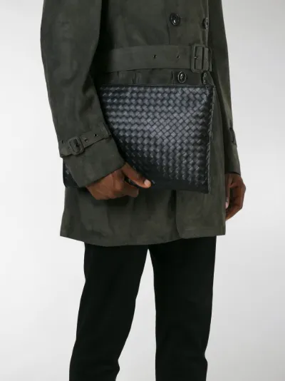 bottega veneta nero intrecciato