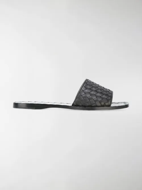 Bottega Veneta - Sandali piatti intrecciati