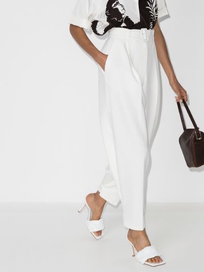 bottega veneta white sandals