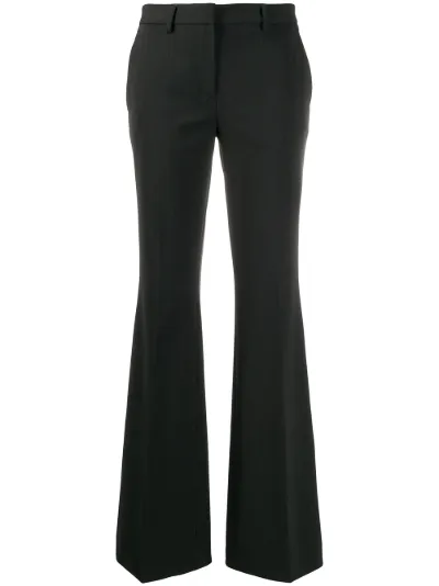 tailored flared trousers