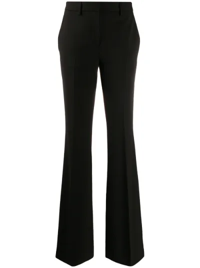 tailored flared trousers