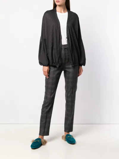 bishop sleeve cardigan