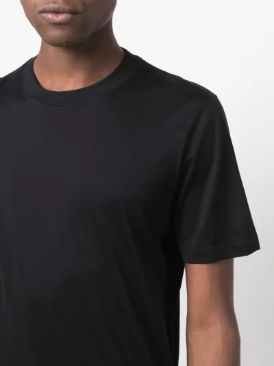 crewneck cotton-silk T-shirt | Brunello 