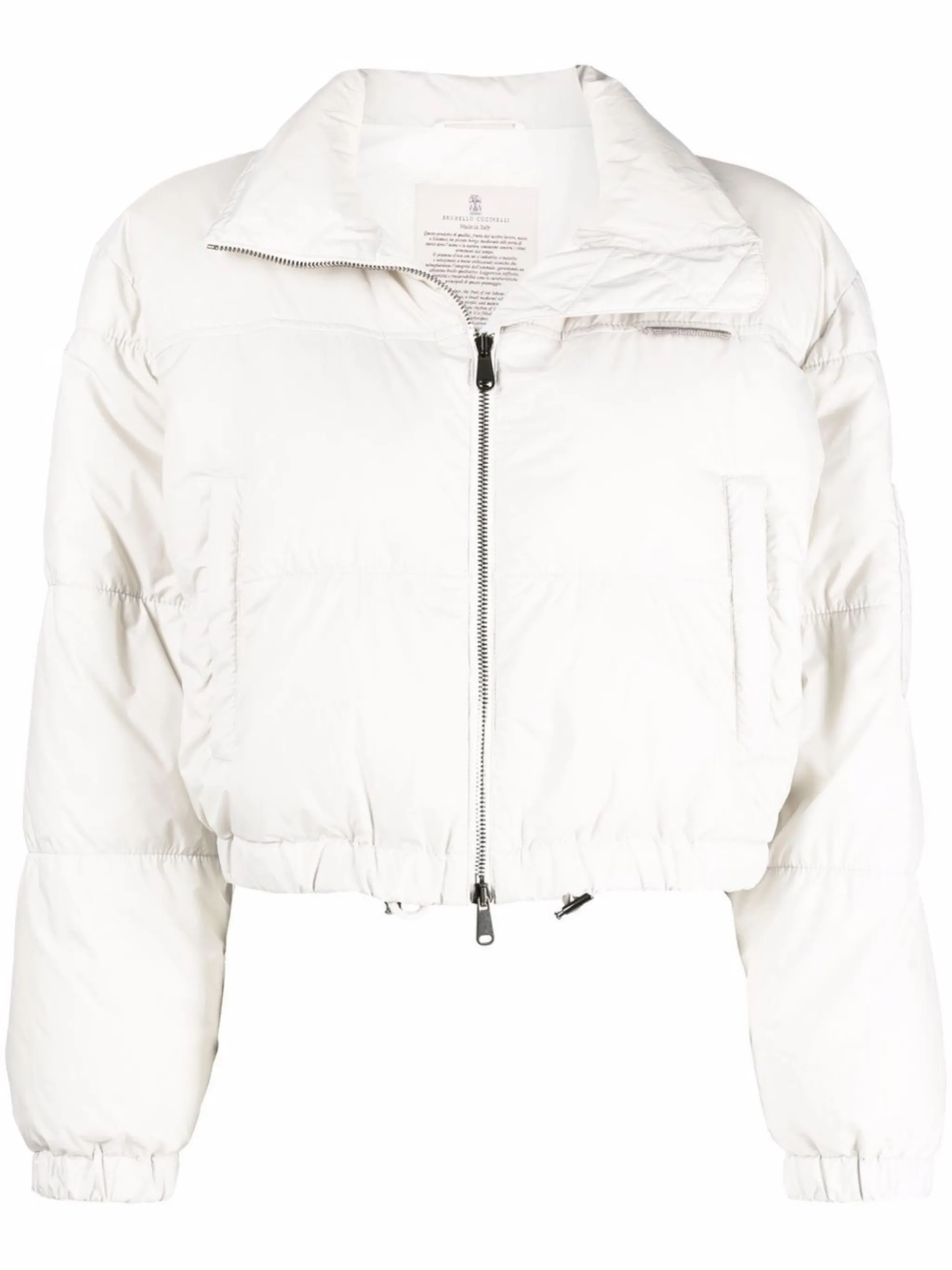 cropped padded jacket Brunello Cucinelli