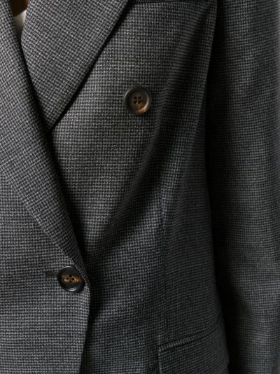 brunello cucinelli double breasted blazer