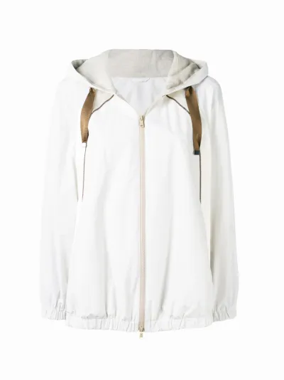 drawstring hooded parka