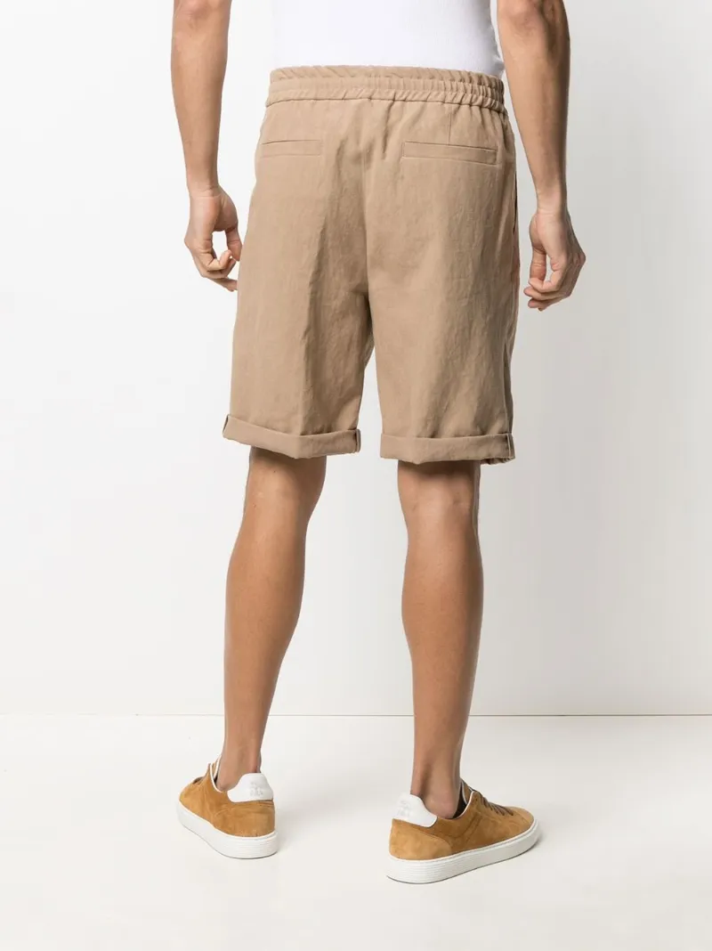 linen shorts drawstring