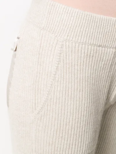 ribbed track pants