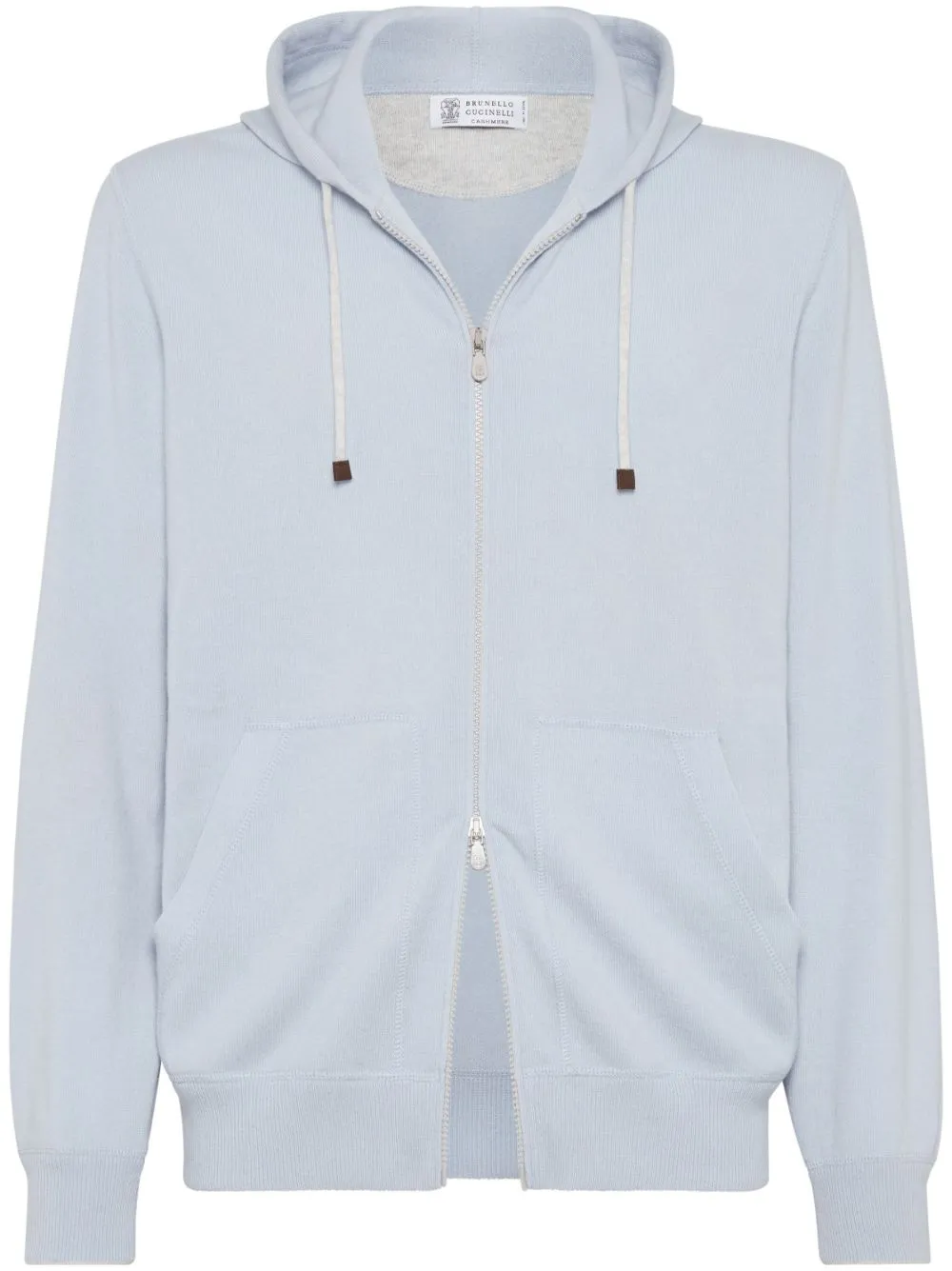 Brunello Cucinelli zip up cashmere hoodie Eraldo HR