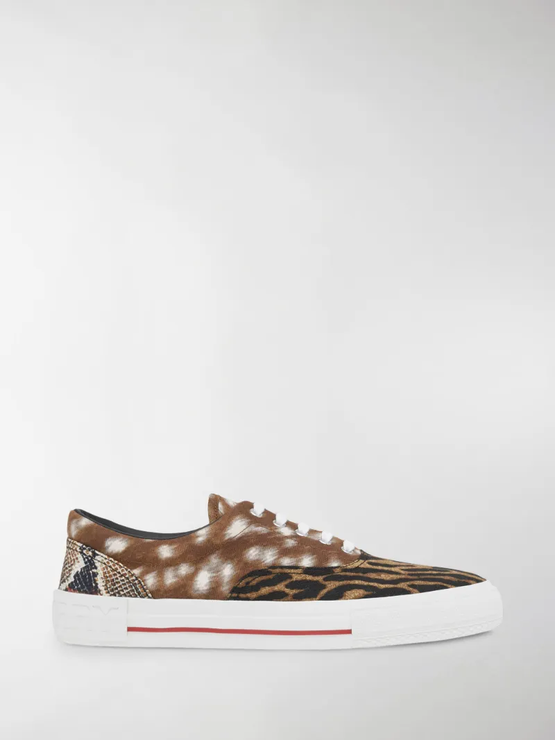 cheetah burberry sneakers