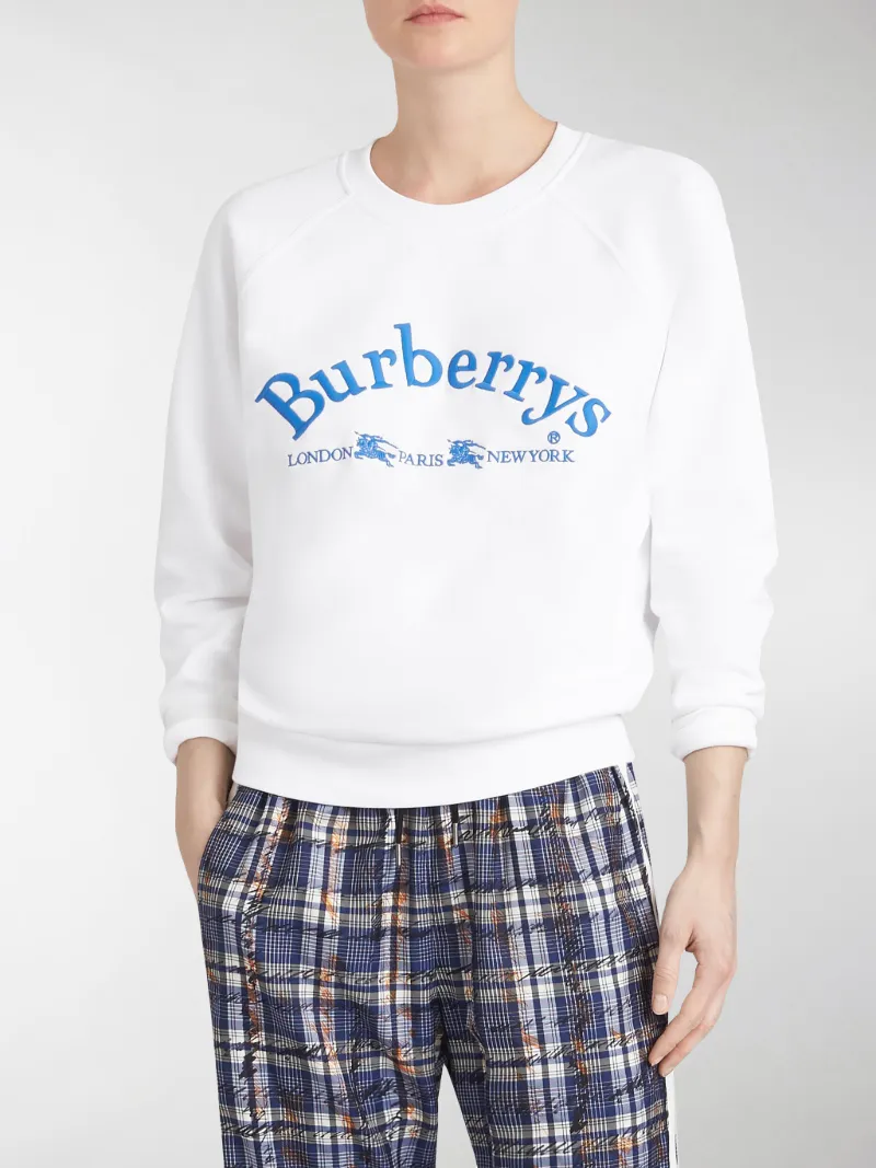 burberry archive logo hoodie