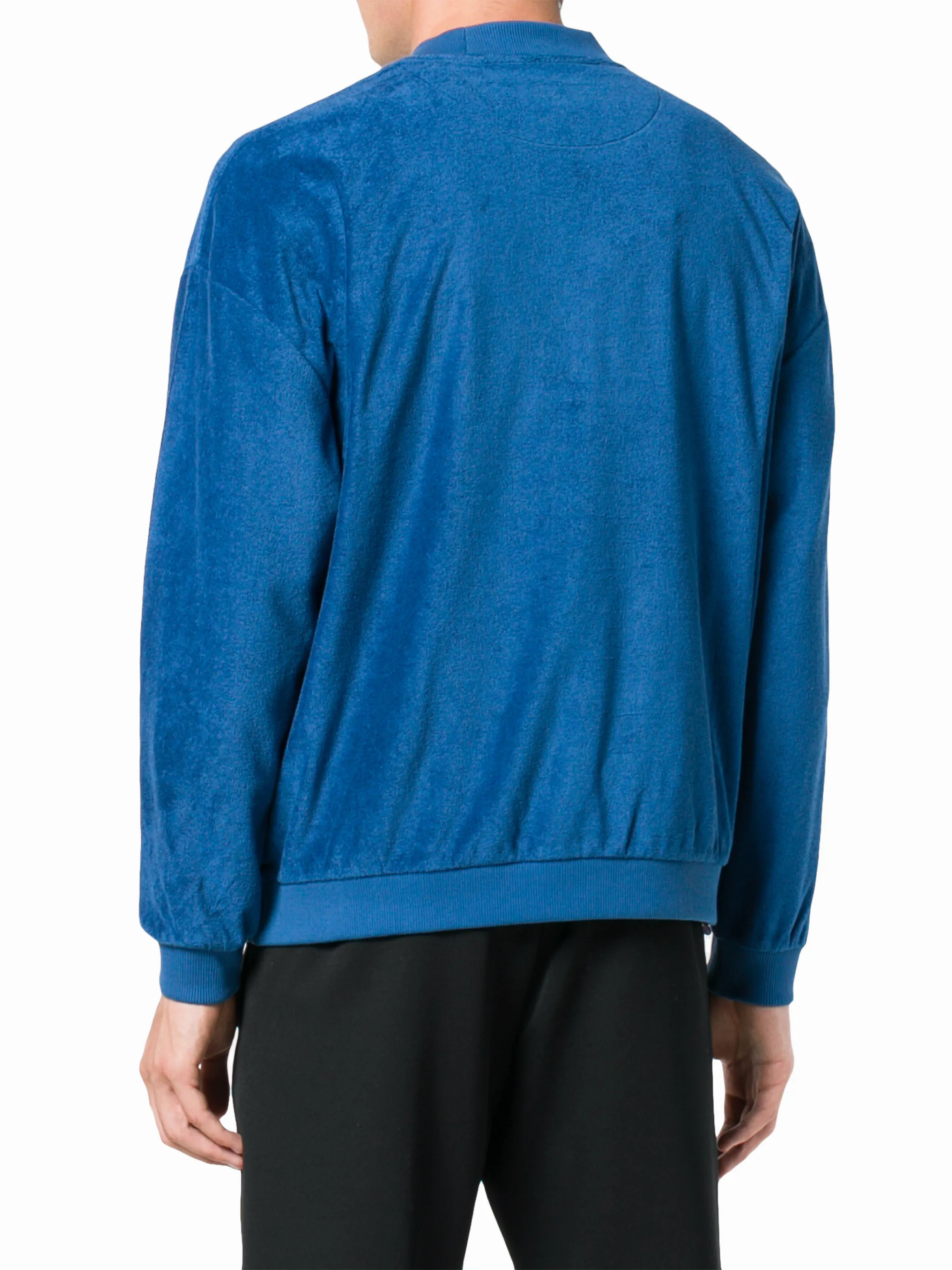 Burberry archive logo towelling sweatshirt on sale