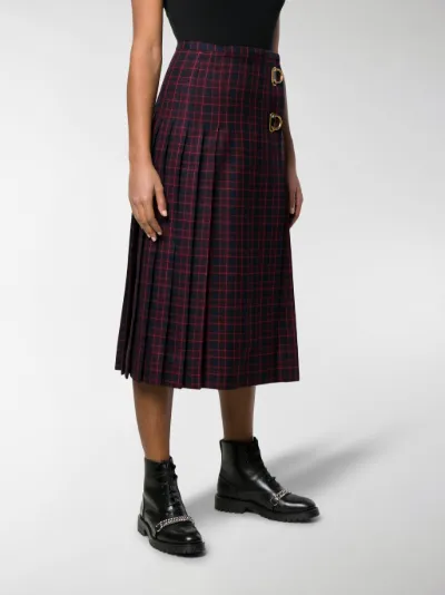 burberry tartan skirt