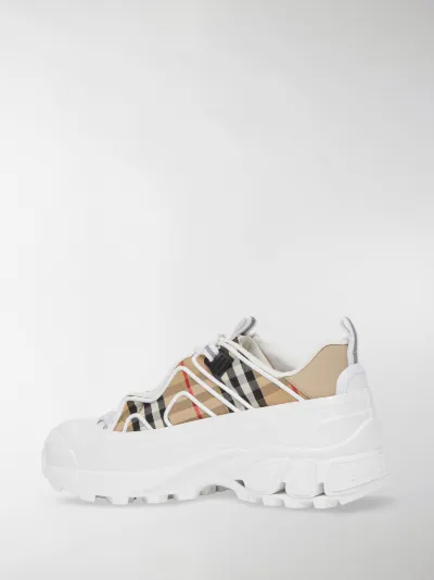 burberry arthur check sneakers