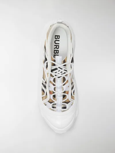 burberry arthur check sneakers