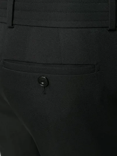 Burberry belted tailored trousers black 