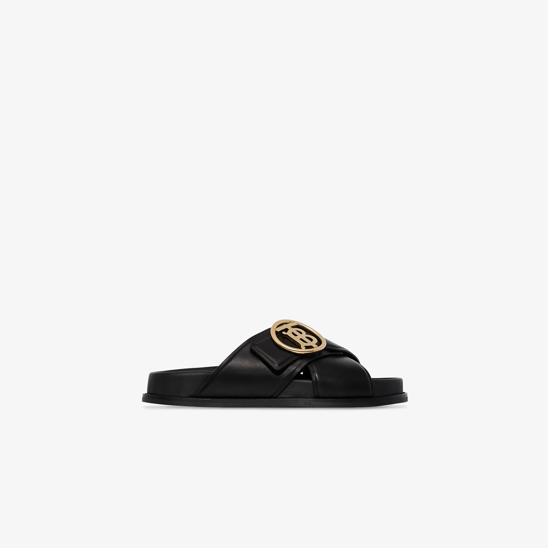 burberry black sandals