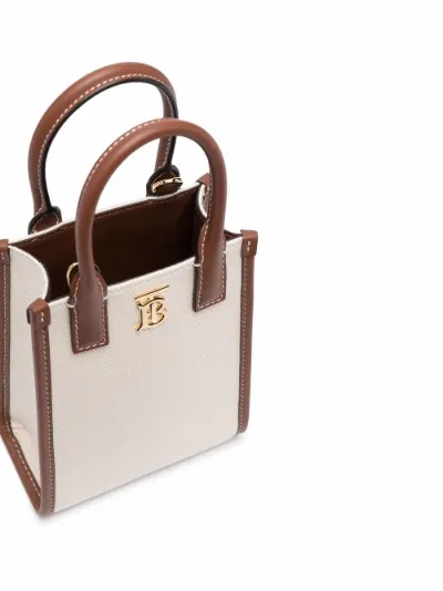 Burberry: Borsa TB mini in pelle