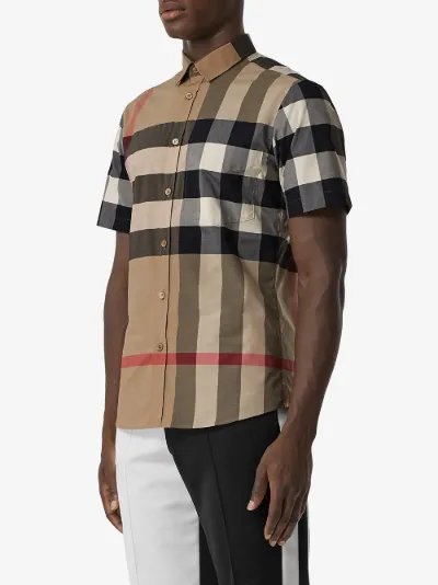 Camicia a maniche corte on sale burberry