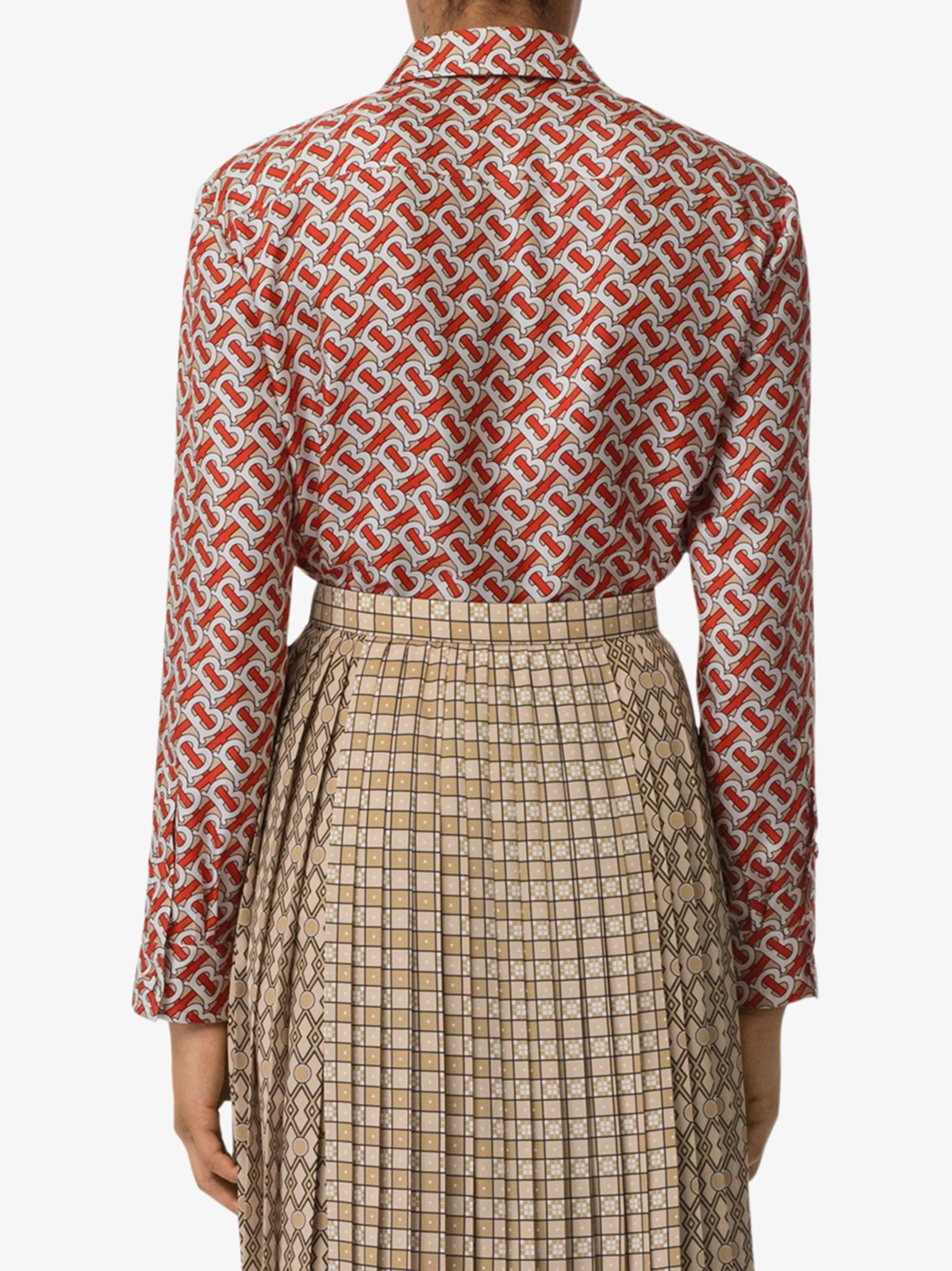 Camicia con stampa Monogram | Burberry | Eraldo.com IT 