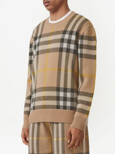 Burberry fashion check jumper