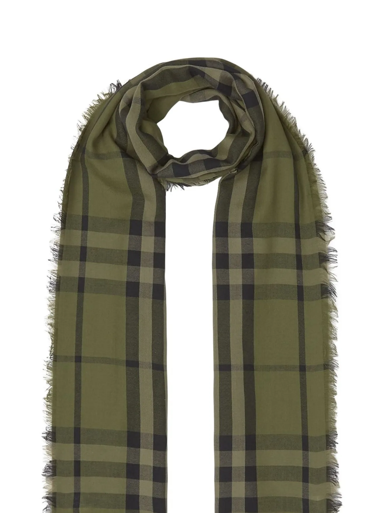 burberry scarf green