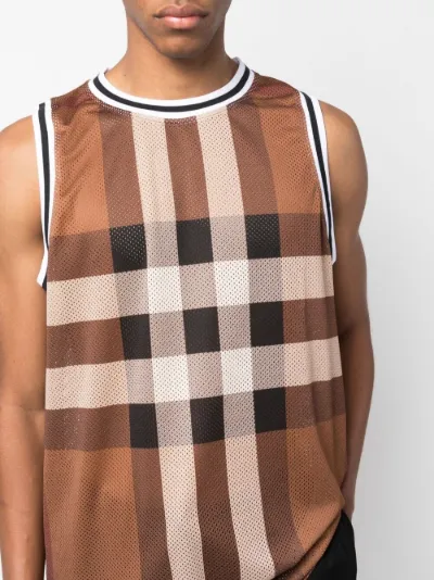 Burberry sheer shop tank top